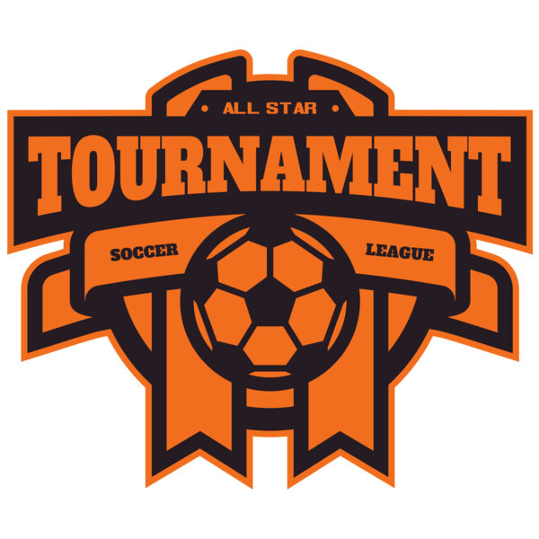 Tournament Soccer league logo template Miniaturansicht