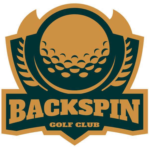 Backspin Golf club logo template Miniaturansicht