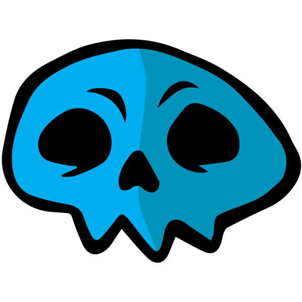 Elements Skull logo template 02 Miniaturansicht