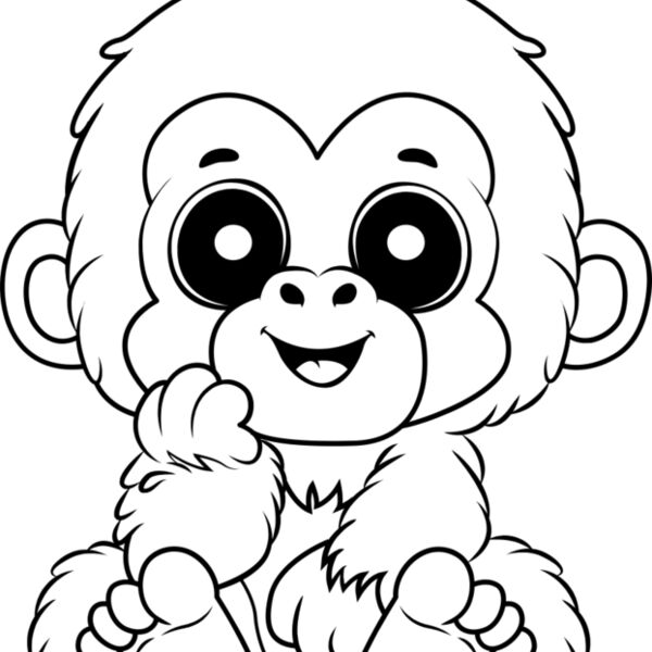 Gorilla   Clipart 3 Miniaturansicht