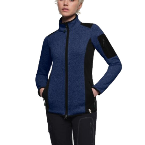 Hakro Damen Strick-Fleecejacke Churchill Miniaturansicht