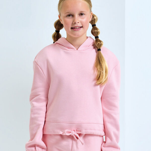 Kids TriDri® recycled cropped oversize hoodie Miniaturansicht